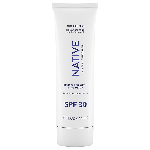 Native Unscented Mineral Sunscreen SPF 30 5oz - Picture 1 of 4